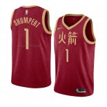 Maglia Houston Rockets Iman Shumpert NO 1 Citta 2018-19 Rosso