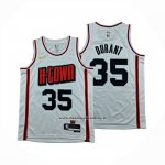 Maglia Houston Rockets Kevin Durant No 35 Citta 2024-25 Bianco