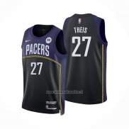 Maglia Indiana Pacers Daniel Theis #27 Citta 2022-23 Blu