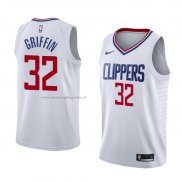 Maglia Los Angeles Clippers Blake Griffin NO 32 Association 2018 Bianco