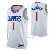 Maglia Los Angeles Clippers James Harden #1 Association Bianco