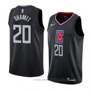 Maglia Los Angeles Clippers Landry Shamet NO 20 Statement 2019 Nero