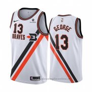 Maglia Los Angeles Clippers Paul George NO 13 Classic 2019-20 Bianco