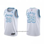 Maglia Los Angeles Lakers Dwight Howard #39 Citta 2021-22 Bianco