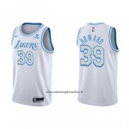 Maglia Los Angeles Lakers Dwight Howard #39 Citta 2021-22 Bianco