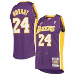 Maglia Los Angeles Lakers Kobe Bryant #24 60th Anniversary Mitchell & Ness 2007-08 Viola