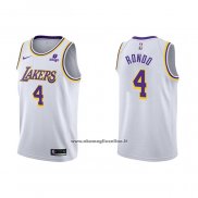 Maglia Los Angeles Lakers Rajon Rondo #4 Association 2021-22 Bianco