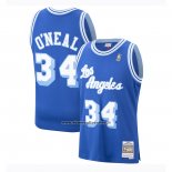 Maglia Los Angeles Lakers Shaquille O'Neal #34 Throwback 1996-97 Blu