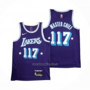 Maglia Los Angeles Lakers x X-box Master Chief #117 Viola