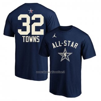 Maglia Manica Corta All Star 2024 Karl-Anthony Towns Blu