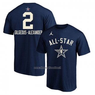 Maglia Manica Corta All Star 2024 Shai Gilgeous-Alexander Blu