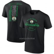 Maglia Manica Corta Boston Celtics 2024 Eastern Conference Champions Jump Ball Roster Nero