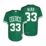 Maglia Manica Corta Boston Celtics Larry Bird #33 Verde