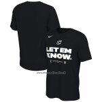 Maglia Manica Corta Cleveland Cavaliers 2024 NBA Playoffs Mantra Nero