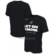 Maglia Manica Corta Cleveland Cavaliers 2024 NBA Playoffs Mantra Nero