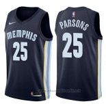 Maglia Memphis Grizzlies Chandler Parsons NO 25 Icon 2017-18 Blu