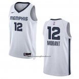 Maglia Memphis Grizzlies Ja Morant #12 Association 2022-23 Bianco