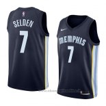 Maglia Memphis Grizzlies Wayne Selden NO 7 Icon 2018 Blu