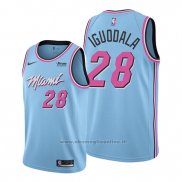 Maglia Miami Heat Andre Iguodala NO 28 Citta 2019-20 Blu