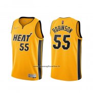 Maglia Miami Heat Duncan Robinson #55 Earned 2020-21 Or