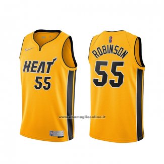 Maglia Miami Heat Duncan Robinson #55 Earned 2020-21 Or