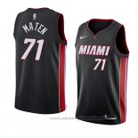 Maglia Miami Heat Yante Maten NO 71 Icon 2018 Nero