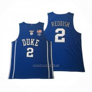 Maglia NCAA Duke Blue Devils Cam Reddish Blu