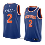 Maglia New York Knicks Luke Kornet NO 2 Icon 2018 Blu