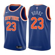 Maglia New York Knicks Trey Burke NO 23 Icon 2017-18 Blu