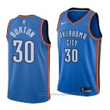 Maglia Oklahoma City Thunder Deonte Burton NO 30 Icon 2018 Blu