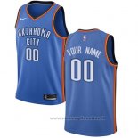 Maglia Oklahoma City Thunder Personalizzate 17-18 Blu