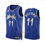 Maglia Orlando Magic Brandon Williams #11 Classic 2023-24 Blu