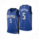 Maglia Orlando Magic Paolo Banchero No 5 Statement 2024-25 Blu