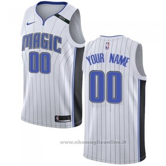 Maglia Orlando Magic Personalizzate 17-18 Bianco