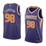 Maglia Phoenix Suns Isaiah Canaan NO 98 Icon 2018 Viola