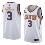 Maglia Phoenix Suns Jarojo Dudley NO 3 Association 2018 Bianco