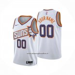 Maglia Phoenix Suns Personalizzate Association 2024-25 Bianco