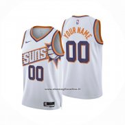 Maglia Phoenix Suns Personalizzate Association 2024-25 Bianco