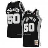 Maglia San Antonio Spurs David Robinson #50 Mitchell & Ness Nero