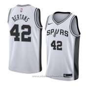 Maglia San Antonio Spurs Davis Bertans NO 42 Association 2018 Bianco