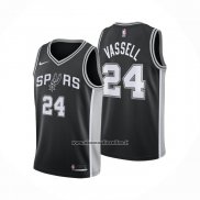 Maglia San Antonio Spurs Devin Vassell No 24 Icon 2025-26 Nero