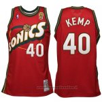 Maglia Seattle SuperSonics Shawn Kemp NO 40 Historic Throwback Rosso