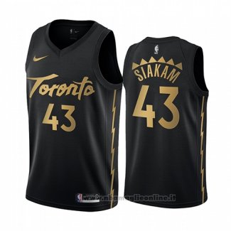 Maglia Toronto Raptors Pascal Siakam NO 43 Citta 2019-20 Nero