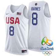 Maglia USA 2016 Jerry Stackhouse NO 8 Bianco