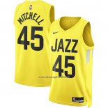Maglia Utah Jazz Donovan Mitchell #45 Icon 2022-23 Giallo
