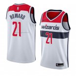 Maglia Washington Wizards Dwight Howard NO 21 Association 2018 Bianco