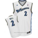 Maglia Washington Wizards John Wall NO 2 Throwback Bianco