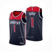 Maglia Washington Wizards Johnny Davis No 1 Statement 2024-25 Blu