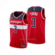 Maglia Washington Wizards Trae Young No 3 Icon 2025-26 Rosso