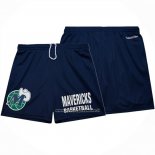 Pantaloncini Dallas Mavericks Mitchell & Ness Hardwood Classics Blu